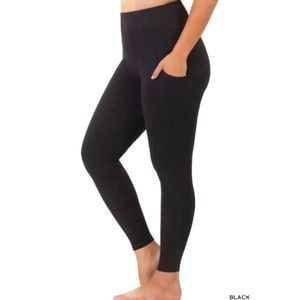 ZENANA 
Premium Side Pocket High Waist Leggings